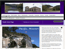 Tablet Screenshot of pacificmissouri.com